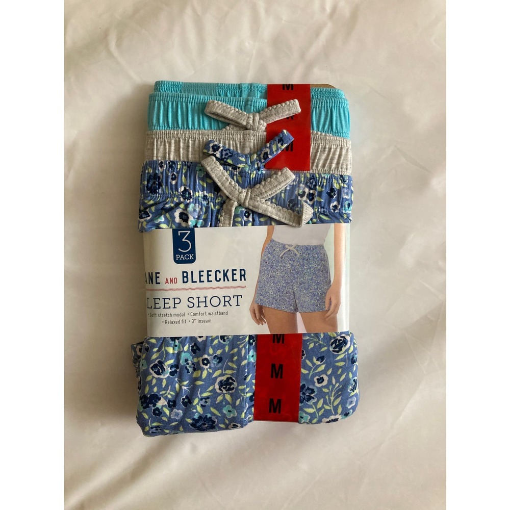 Jane and Bleecker Ladies' Sleep Short, 3-pack Medium Size